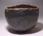 森本良信 作 「自然釉黒茶碗」 #2