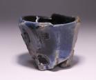 馬場隆志 作 「備前窯変蒼ぐい呑」 #3