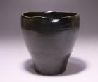 馬場隆志 作 「備前黒湯呑（左馬）」 #2