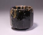 馬場隆志 作 「備前窯変黒ぐい呑」 #3