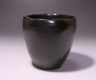 馬場隆志 作 「黒備前湯呑（左馬）」 #2