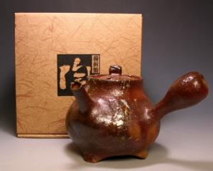 友利幸夫 作 「備前急須」