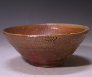 金重素山 作 「備前茶碗」