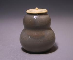 初代 藤原楽山 作 「備前茶入」