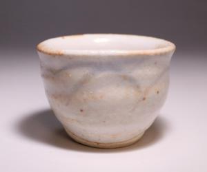 二代藤原楽山 作 「志野ぐい呑」