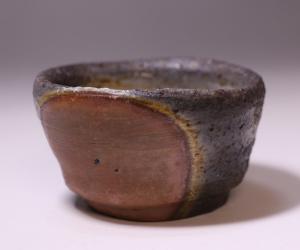 小山末廣 作 「備前窯変盃」