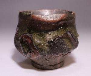 原田拾六 作 「備前湯呑」