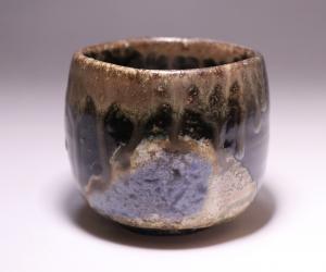 馬場隆志 作 「窯変蒼湯呑」