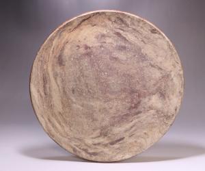 秋谷昌央 作 「備前練込皿」