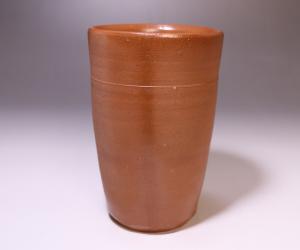 藤原 雄 作 「備前湯呑」