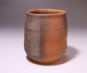 高力芳照 作 「備前湯呑」