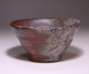 高力芳照 作 「備前窯変盃」
