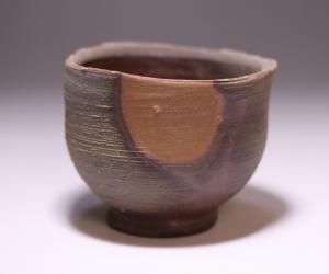 藤原 雄 作 「備前酒杯」