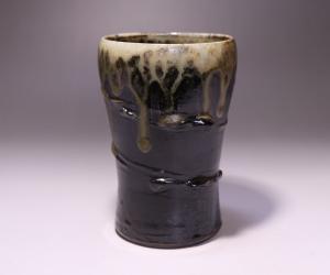 馬場隆志 作 「黒備前ビアマグ」