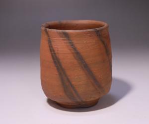 高力芳照 作 「備前玄襷湯呑」