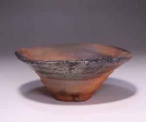 高力芳照 作 「備前窯変大盃」