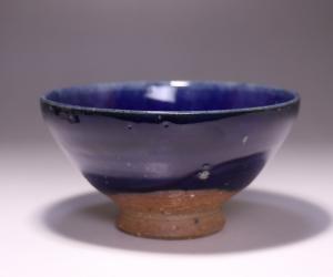 馬場隆志 作 「瑠璃飯碗（左馬）」