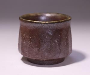 松田華山 作 「備前酒呑」