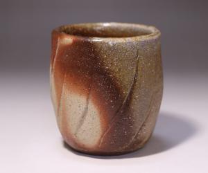 秋谷昌央 作 「備前湯呑」