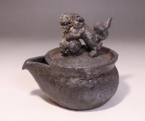 中原幸治 作 「備前龍玉獅子宝瓶」