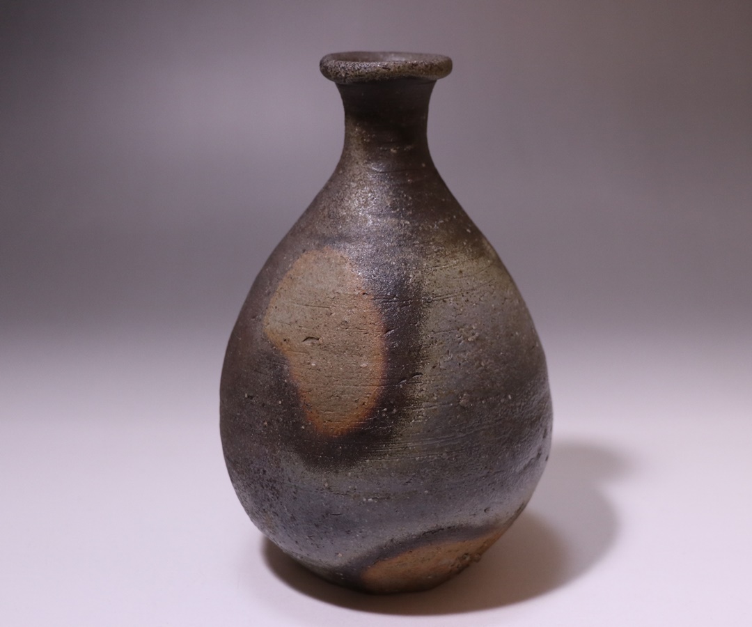 Bizen_ware岡山県重要無形文化財 藤原建 備前焼 ぐい呑 合箱 酒器 酒盃